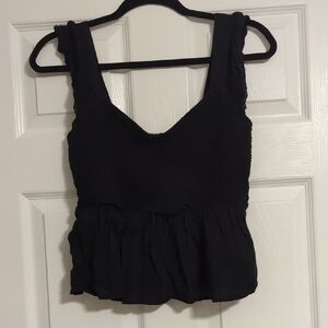 Black Sleeveless Top